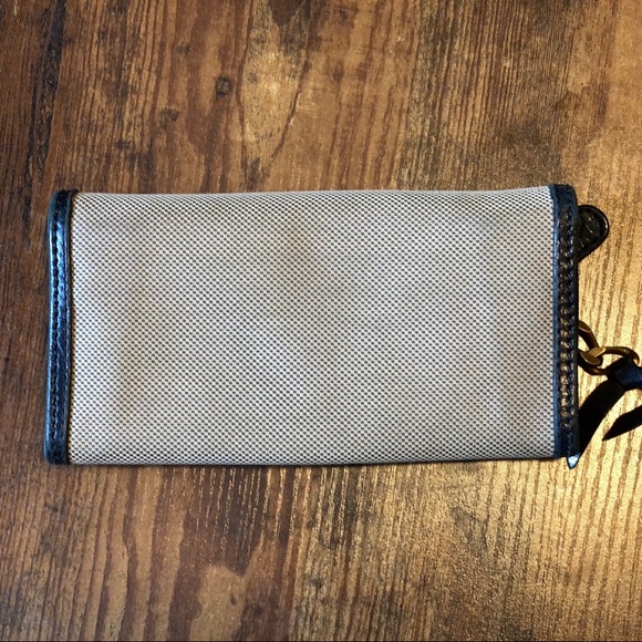 Authentic Chloe Canvas and Leather Long Wallet - Picture 3 of 16
